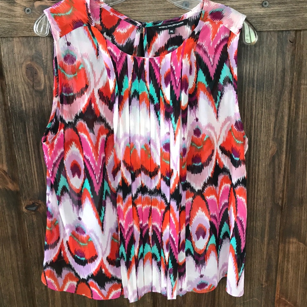 *4/$25* W118 by Walter Baker sleeveless blouse